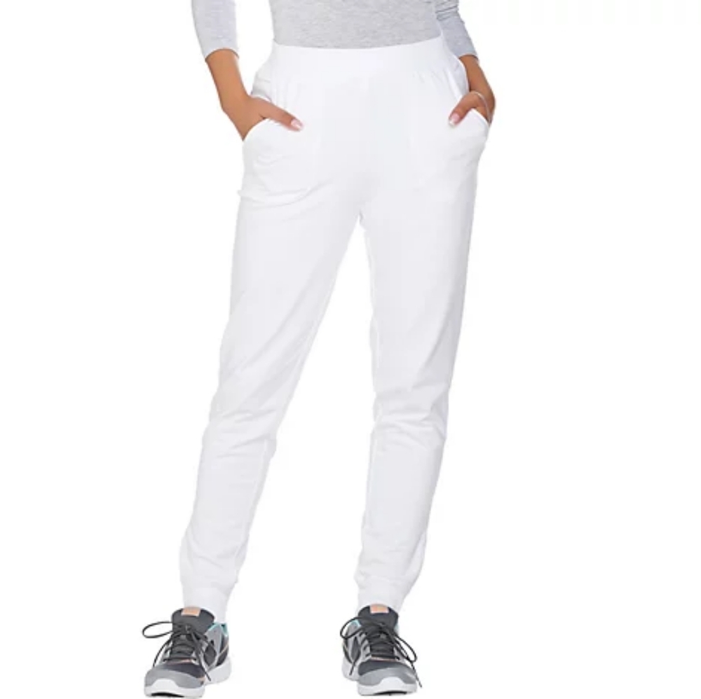 Denim and Company jogger pants with ankle zip
